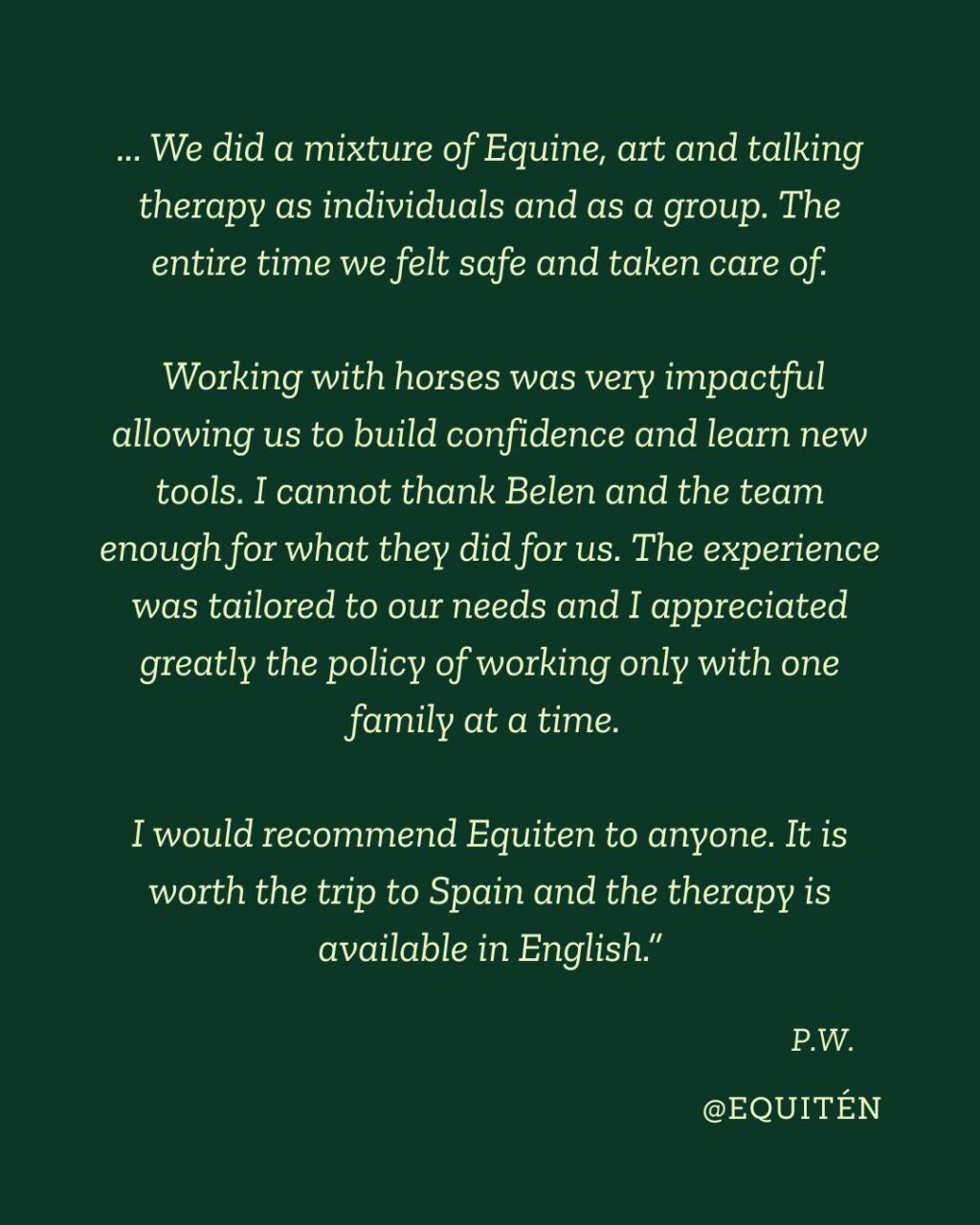 Instagram post from equiten.navarra. This post is in position 3.