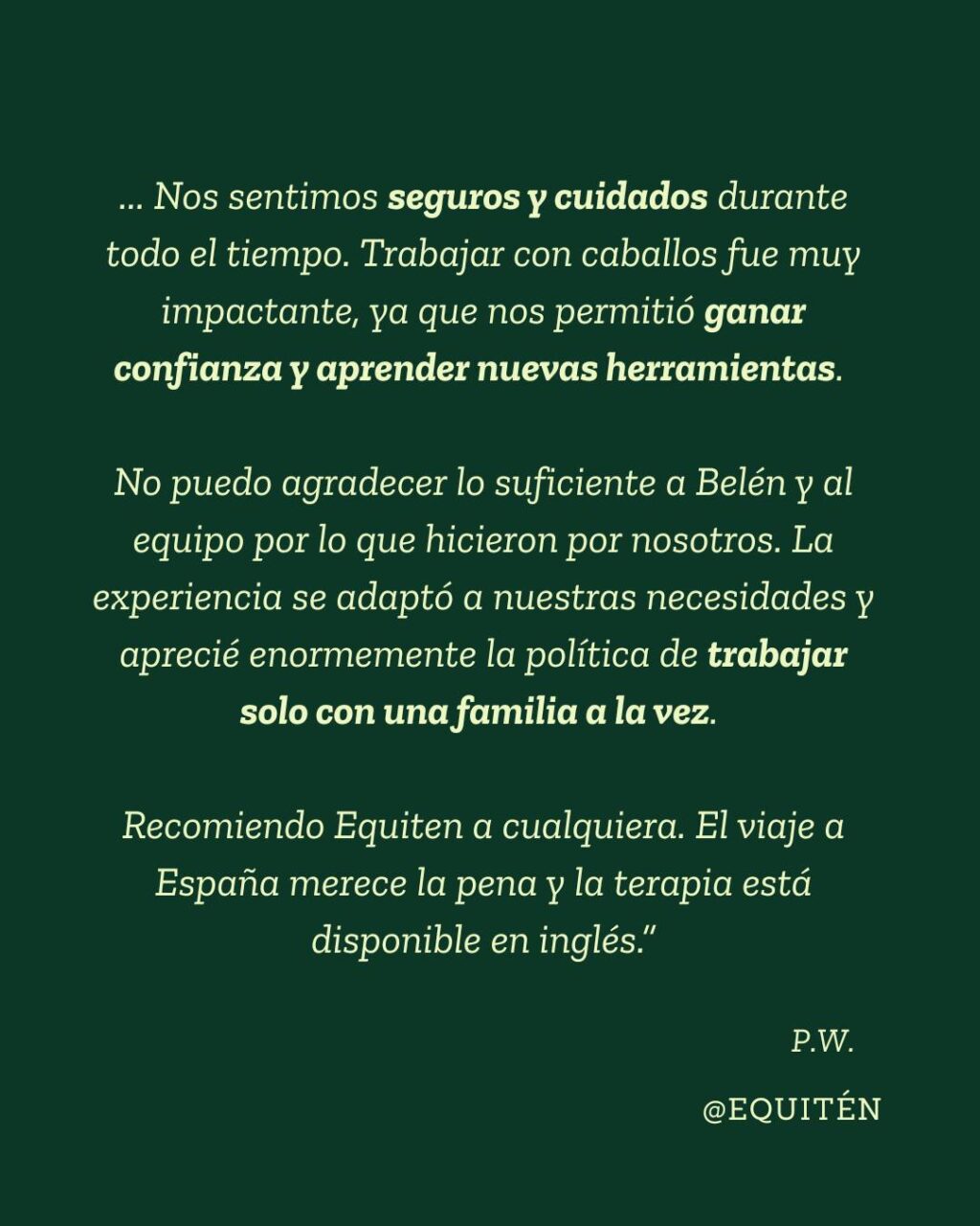 Instagram post from equiten.navarra. This post is in position 1.